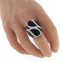 Anello Fanton Gioielli Donna ANELLI DIAMANTI in Oro Onice ANOR-25-52 - ANOR-25-52